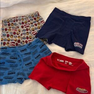 Marvel Themed Boys Boxer Briefs Set of 4. EUC